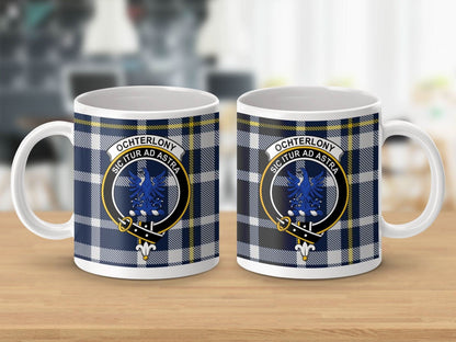 Ochterlony Clan Crest Tartan Plaid Ceramic Mug product