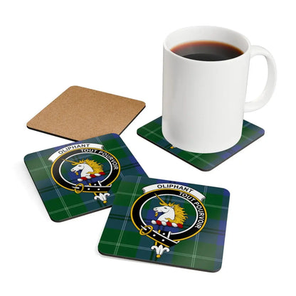 Oliphant Tout Pouvoir Crest Plaid Coaster product