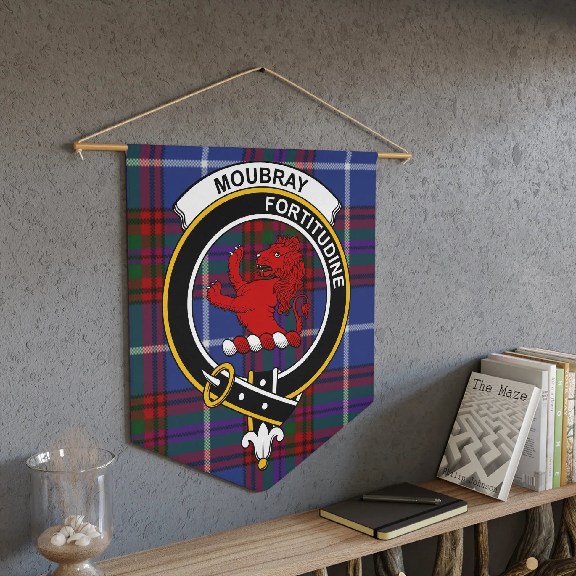 Moubray Fortitudine Wall Banner Scottish Clan product