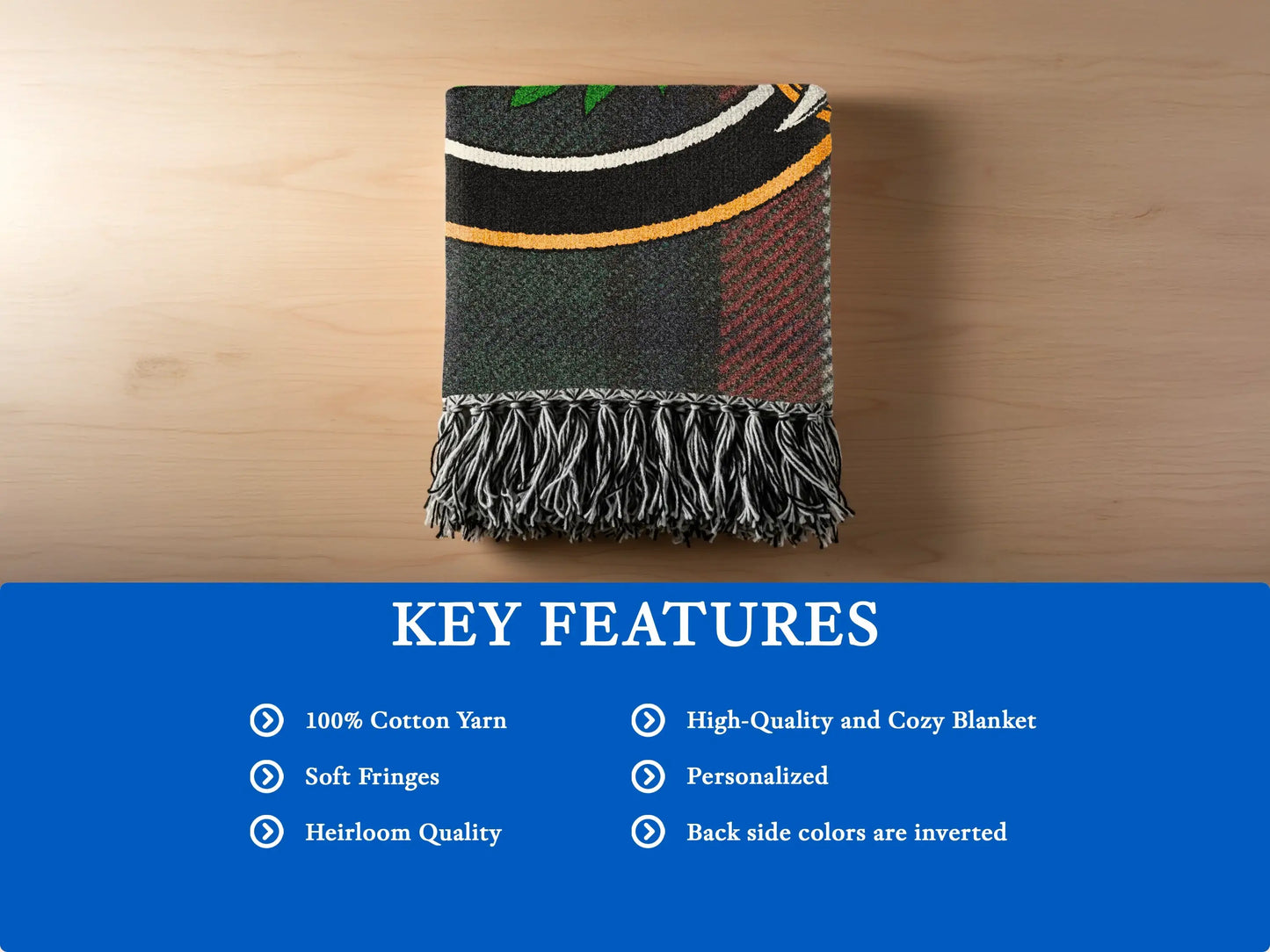 High-Quality and Cozy Personalized Heirloom Blanket