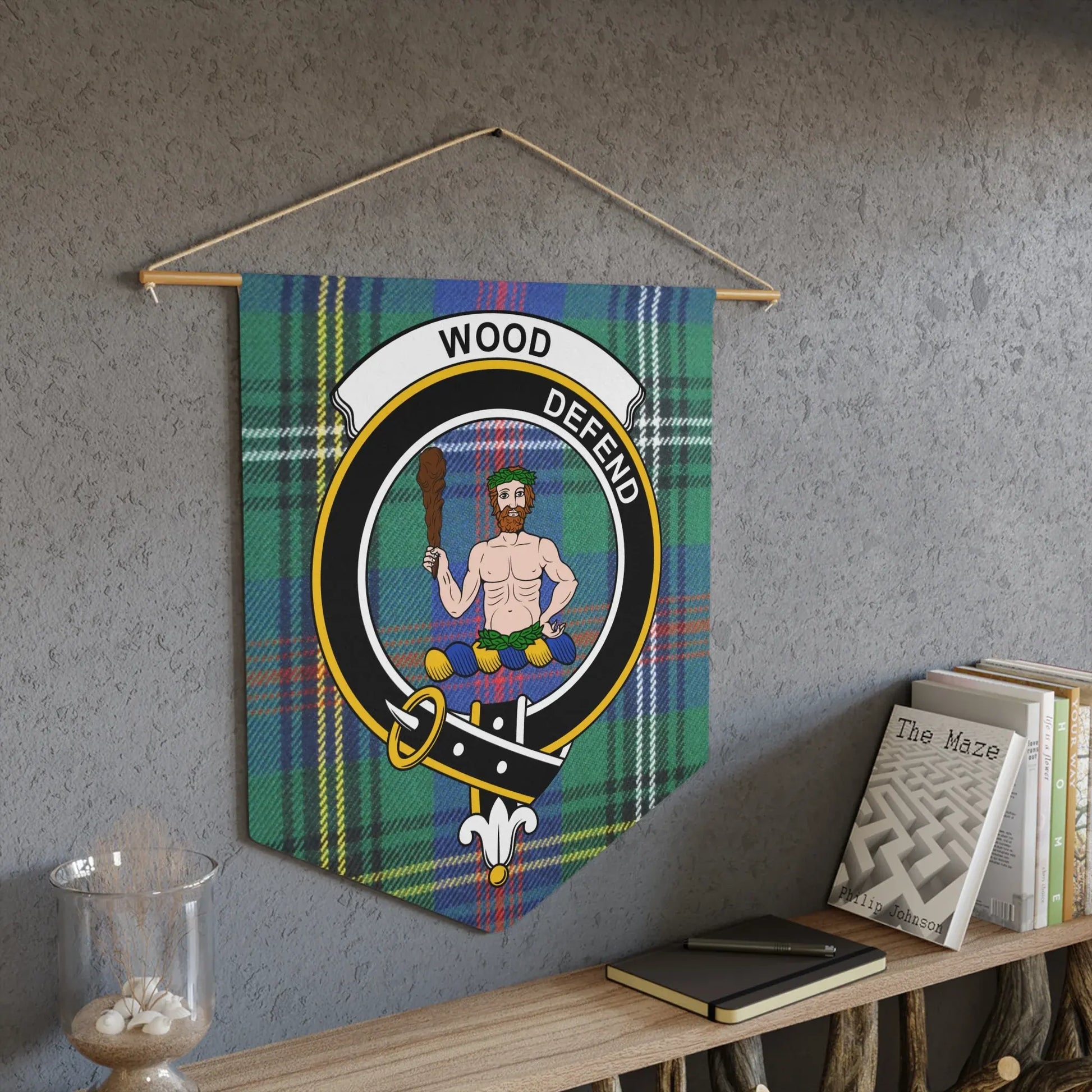 Wood Defend Banner Tapestry Home Decoration product