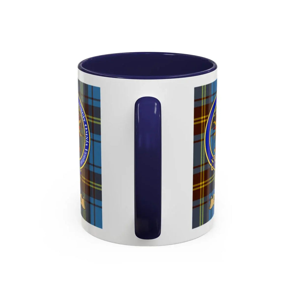 Sligo family crest mug shown in 11 oz and 15 oz sizes