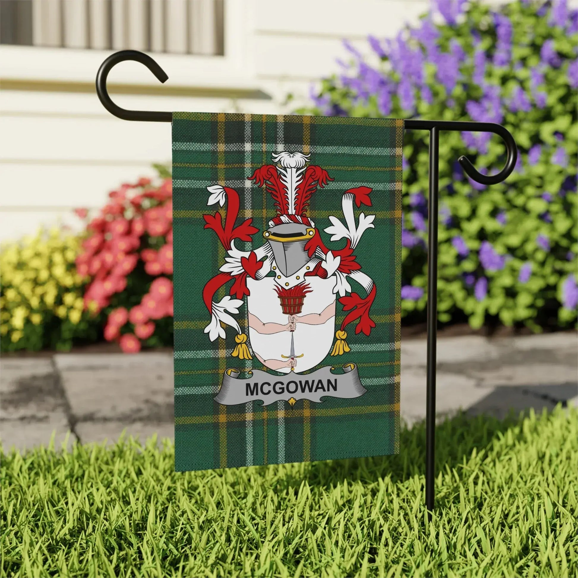 McGowan Family Crest Garden Flag product