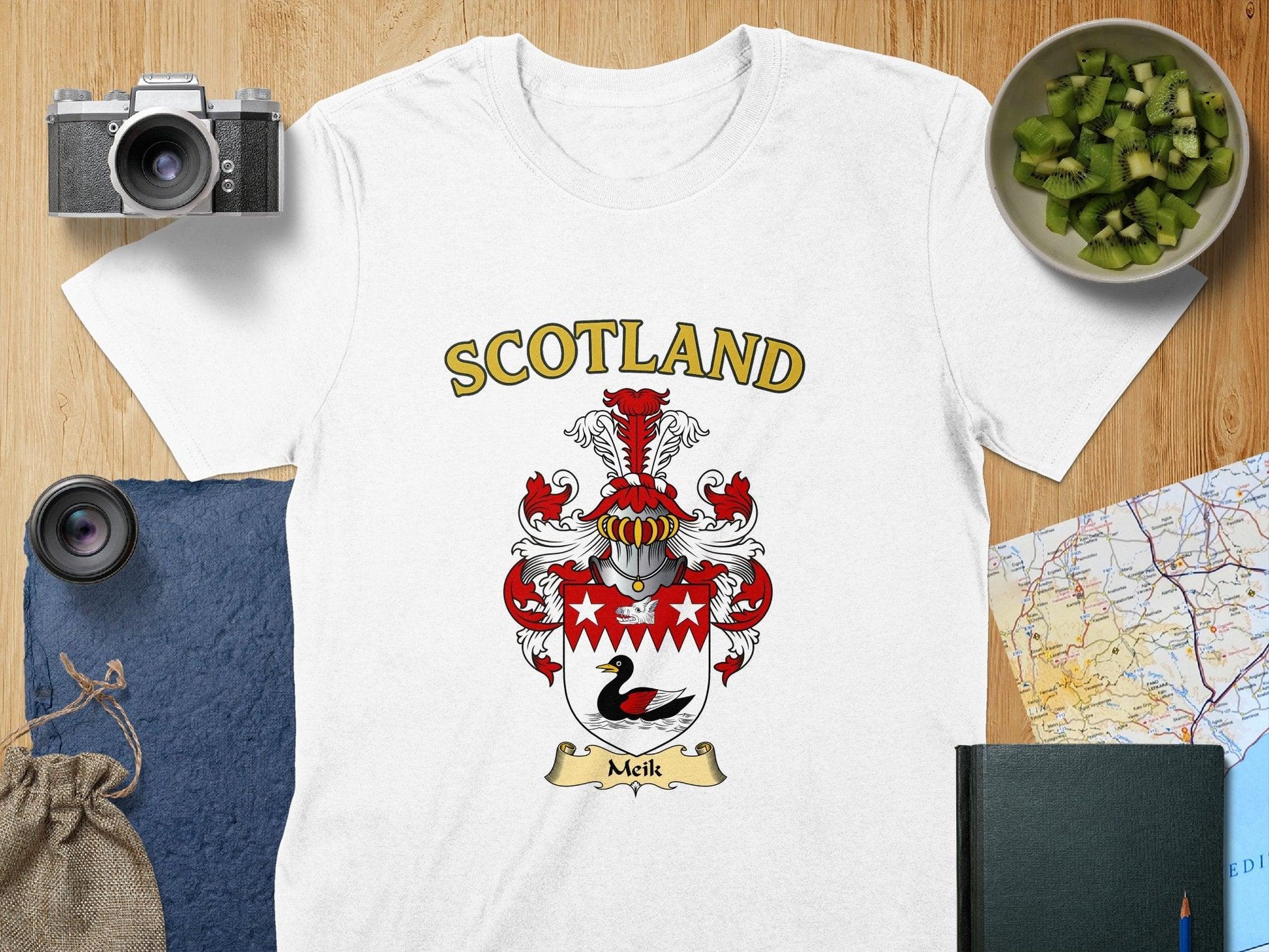Scotland Meik Crest Design Graphic T-shirt product type