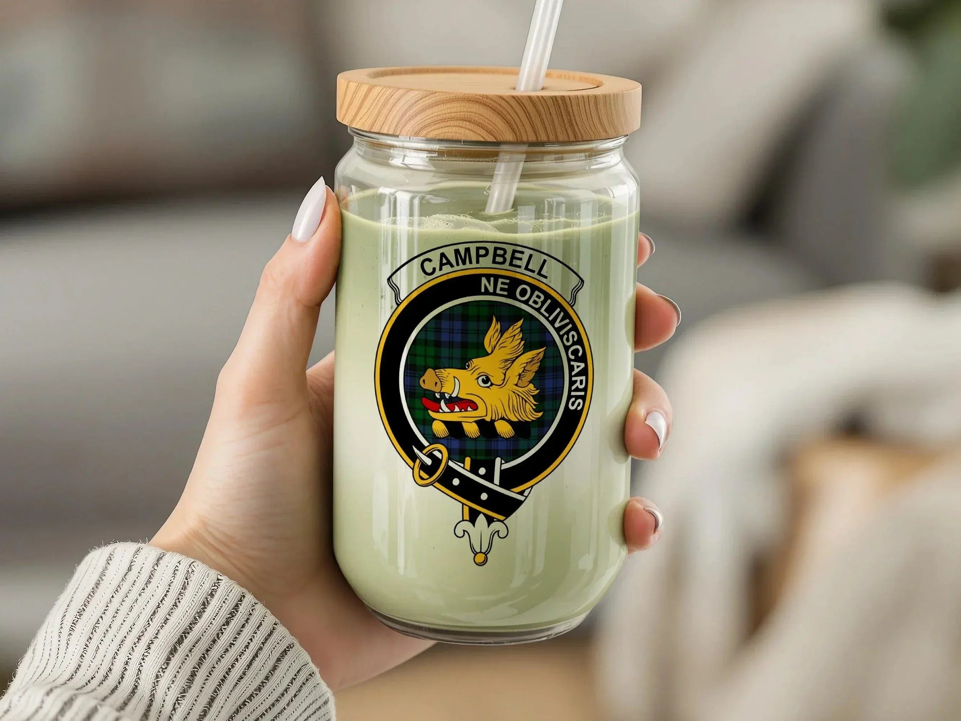 Campbell Ne Obliviscaris Tartan Candle product
