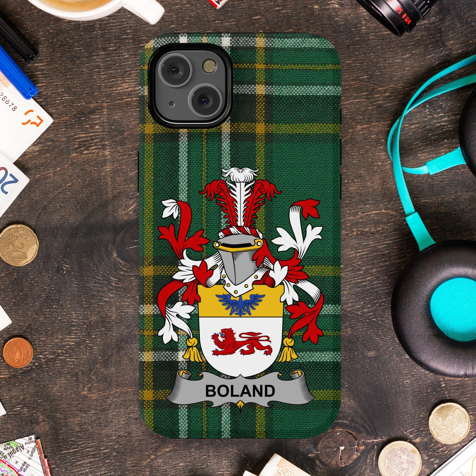 Custom Boland Tartan Design Phone Case product