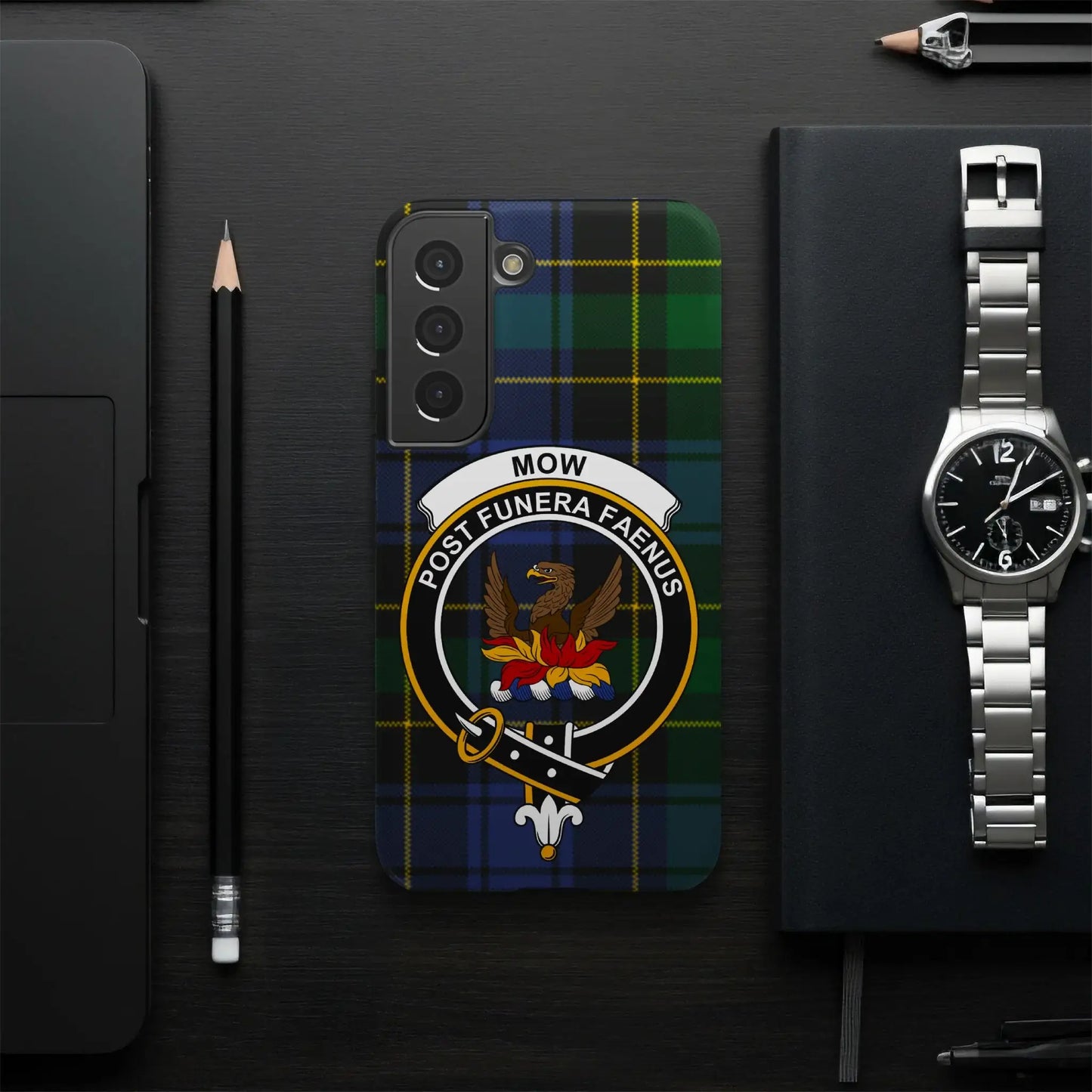 Scottish Heraldic Crest Plaid Design Smartphone Case