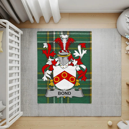 Personalized Heraldic Design Family Crest Rug product type
