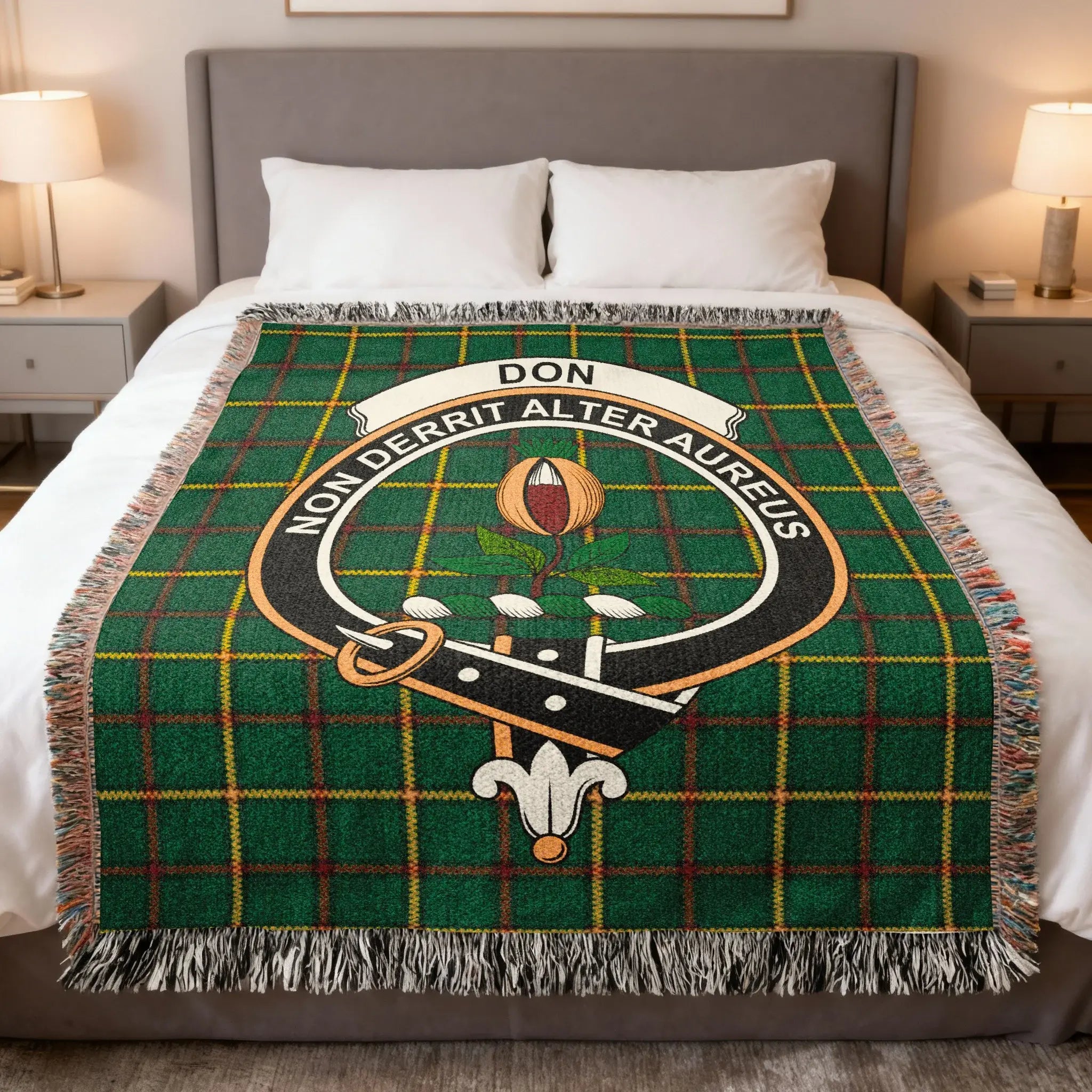 Clan Don Non Derrit Alter Aureus Plaid Blanket