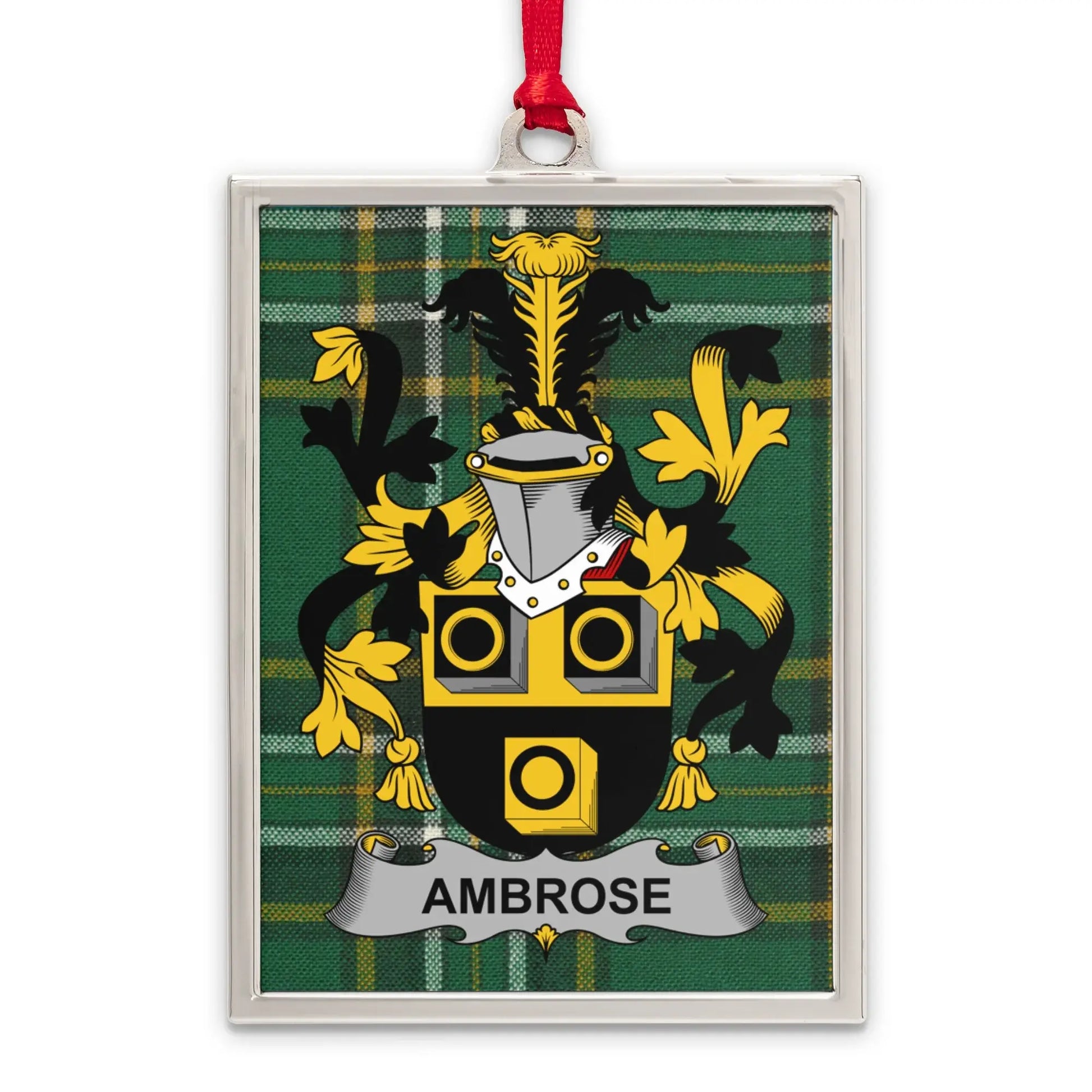 Ambrose Family Crest Customizable Plaque product