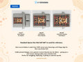 Size guide for Mortimer Scottish family shield woven blanket on a Caledonia tartan background