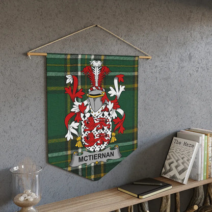 Green McTiernan Family Crest Wall Hanging product