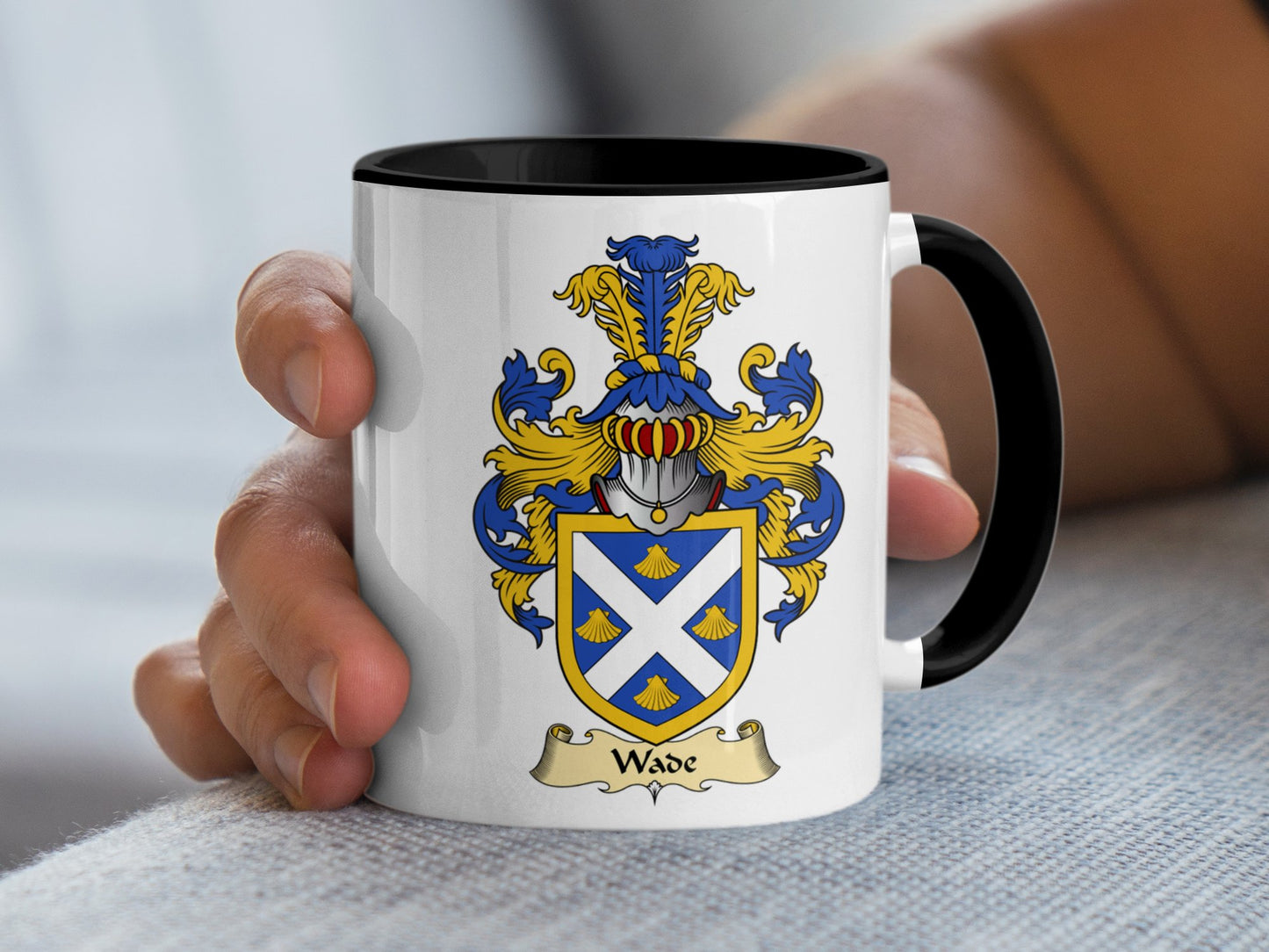 Clan Wade Scottish Coat of Arms Mug - Living Stone Gifts