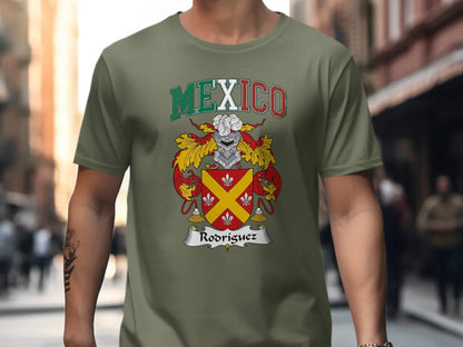 Mexico Rodriguez Family Crest T-Shirt product type