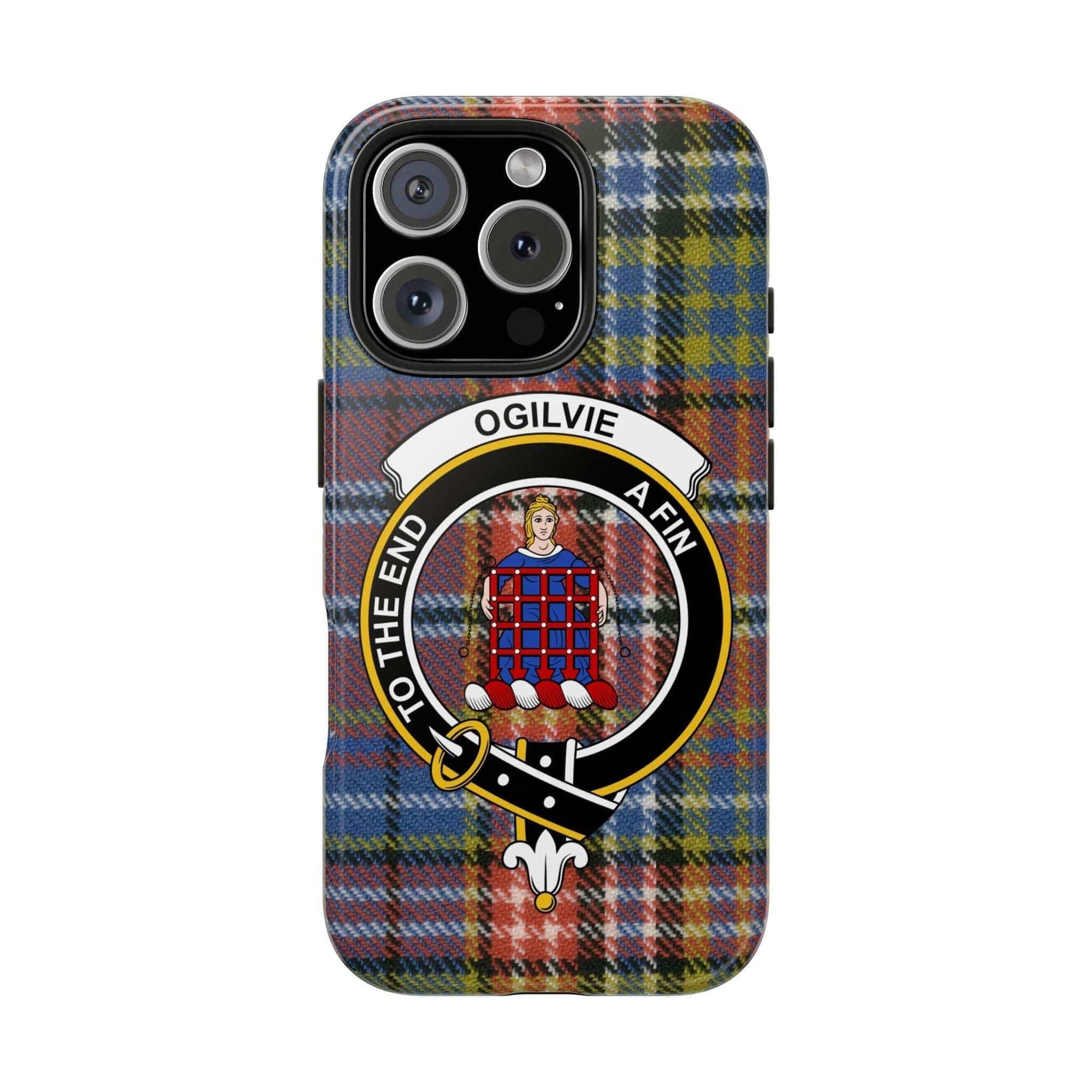 Ogilvie Clan Scottish Tartan Cell Phone Case - Celtic Ancestry Gifts