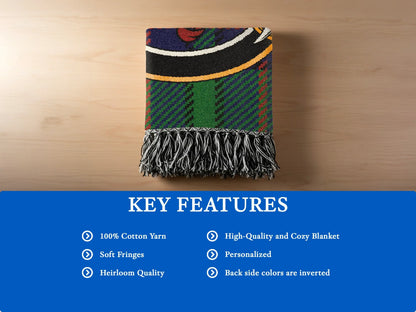 Personalized High-Quality Cozy Blanket with Soft Fringes