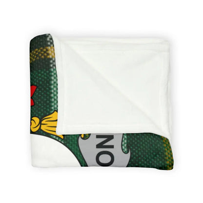 Luxurious Cozy Green and White Blanket product