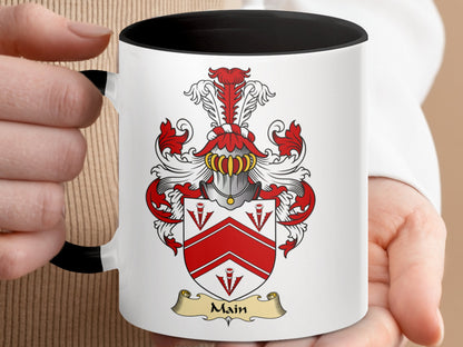 Scottish Clan Main Coat of Arms Design Crest Mug - Living Stone Gifts