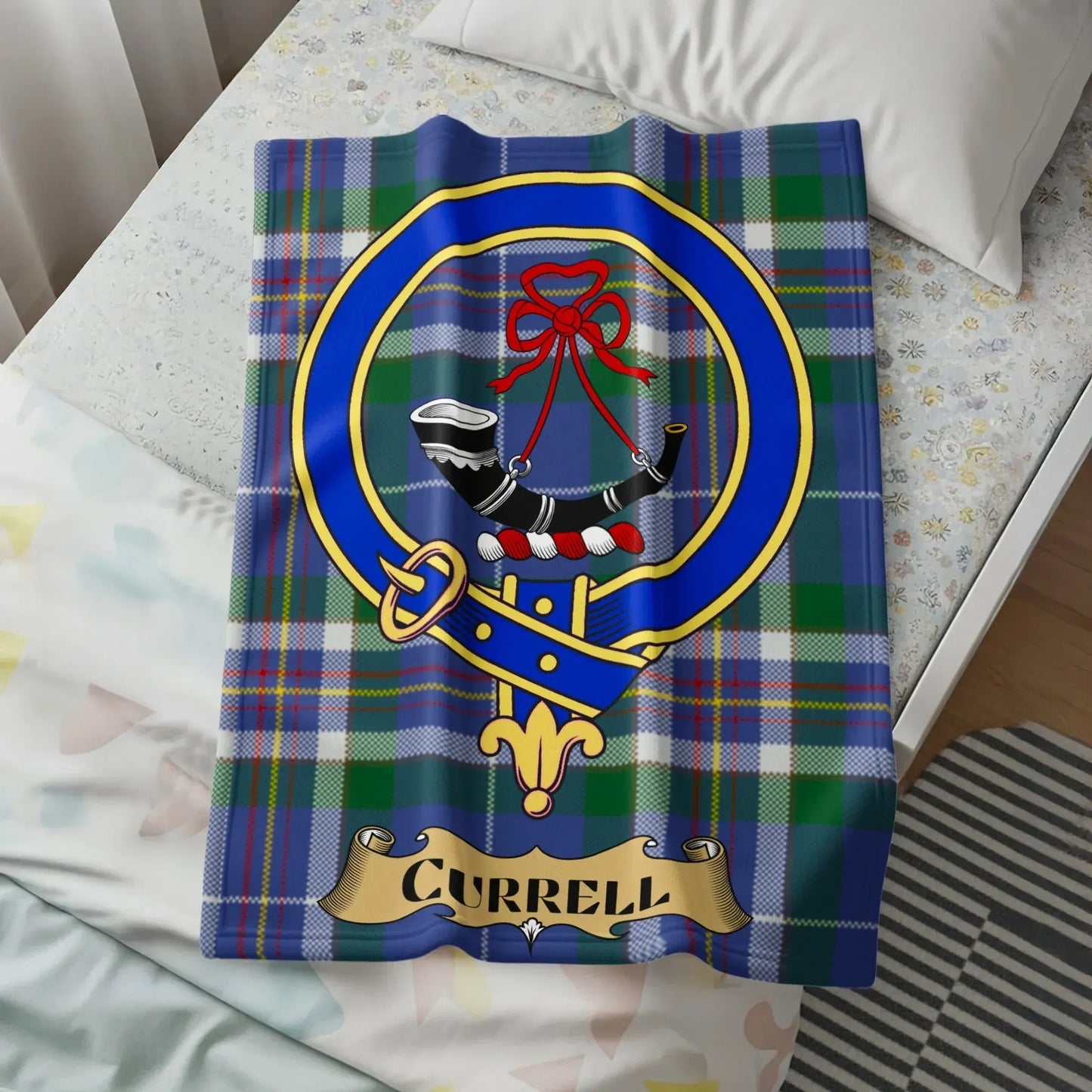 Currell Custom Family Tartan Blanket product