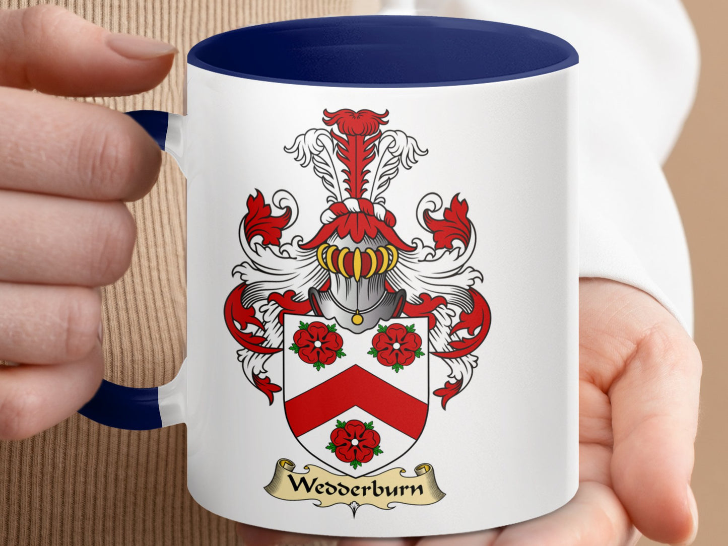 Clan Wedderburn Scottish Coat of Arms Mug - Living Stone Gifts