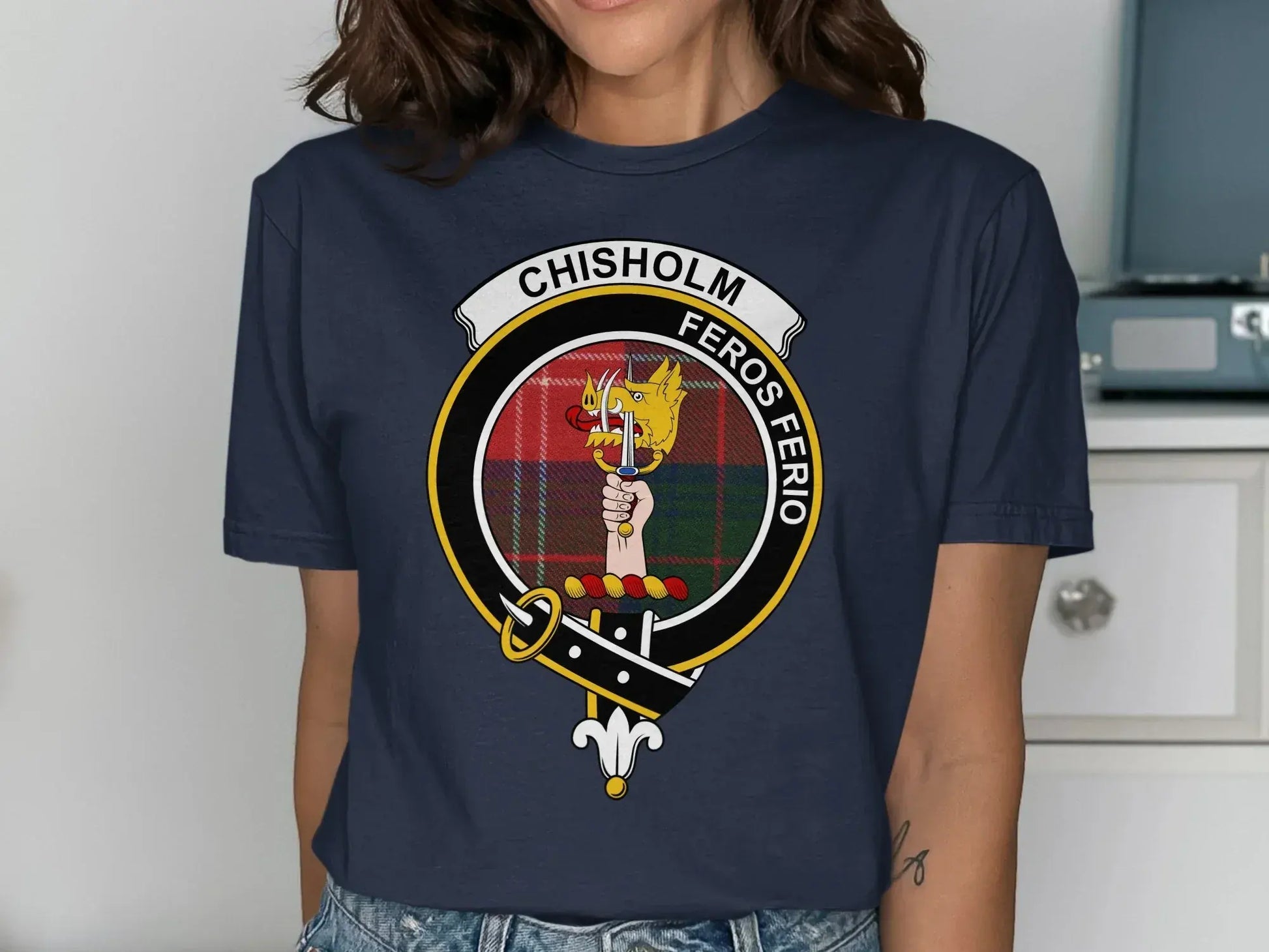Chisholm Feros Ferio Crest Graphic Print Shirt product