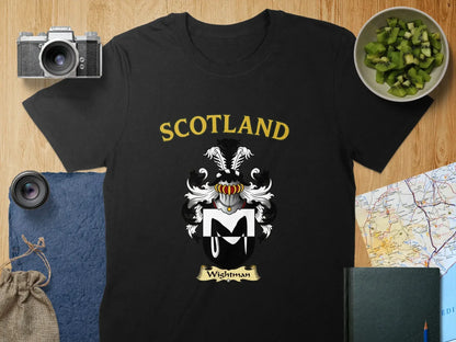 Scotland with Wightman Crest Graphic T-shirt product type