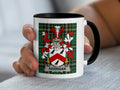 Kerrigan Irish family crest black accent mug