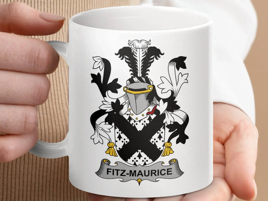 Fitz-Maurice Irish Surname Family Crest Mug - Celtic Ancestry Gifts