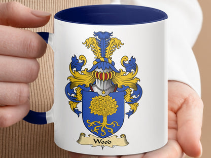 Clan Wood Scottish Coat of Arms Mug - Living Stone Gifts