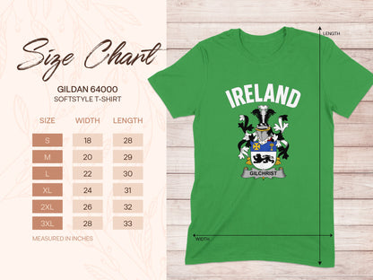 Green Ireland Gildan 64000 Softstyle T-shirt product