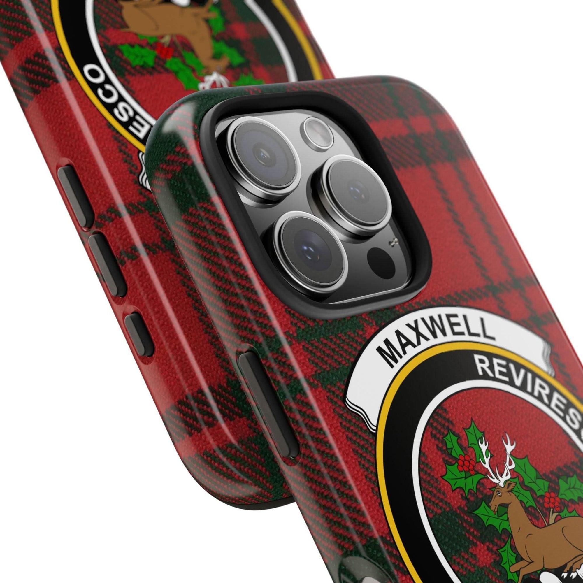 Maxwell Clan Scottish Tartan Cell Phone Case - Celtic Ancestry Gifts