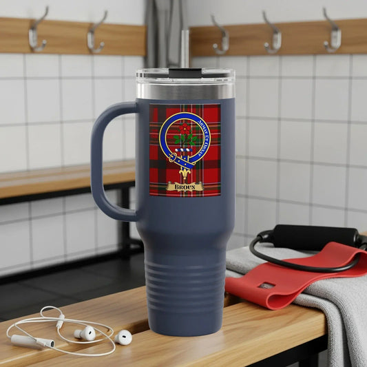 Festive Tree Plaid Design Insulated Tumbler product