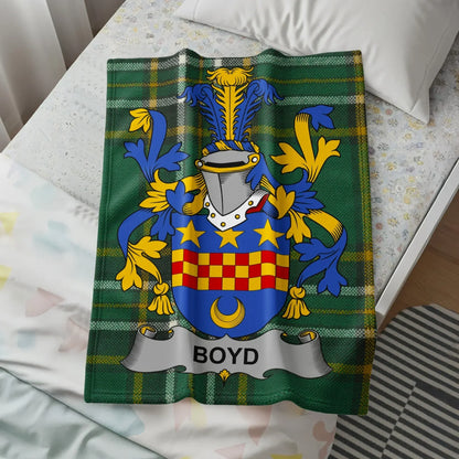 Boyd Family Crest Decorative Throw Blanket product
