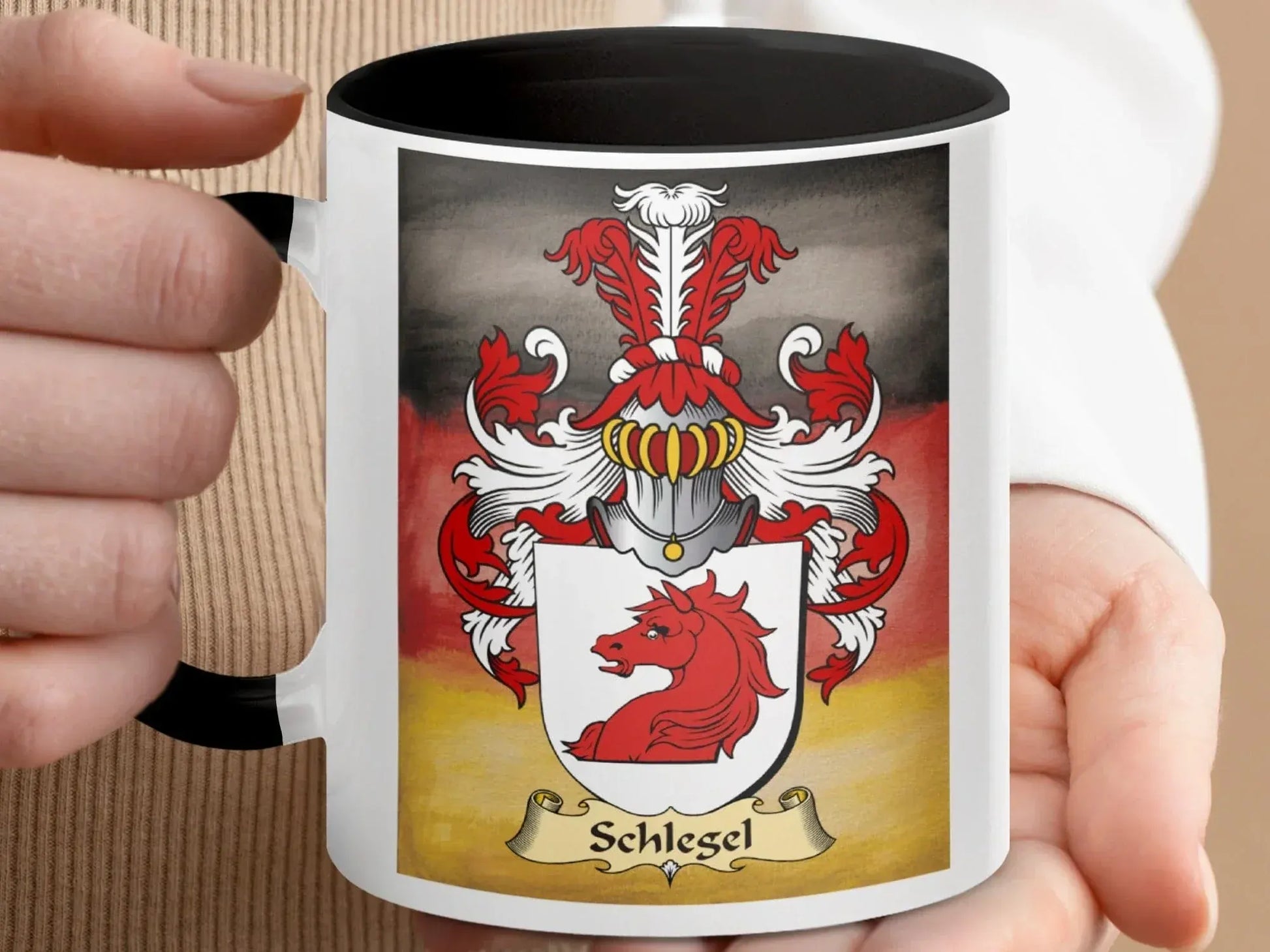 Schlegel Family Crest Ceramic Coffee Mug Product