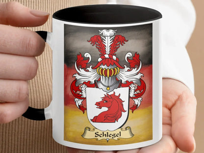 Schlegel Family Crest Ceramic Coffee Mug Product