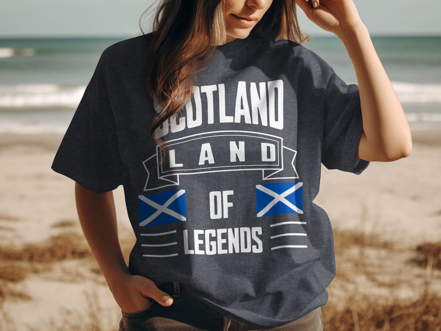 Scotland Land of Legends Stylish Graphic T-Shirt - Living Stone Gifts