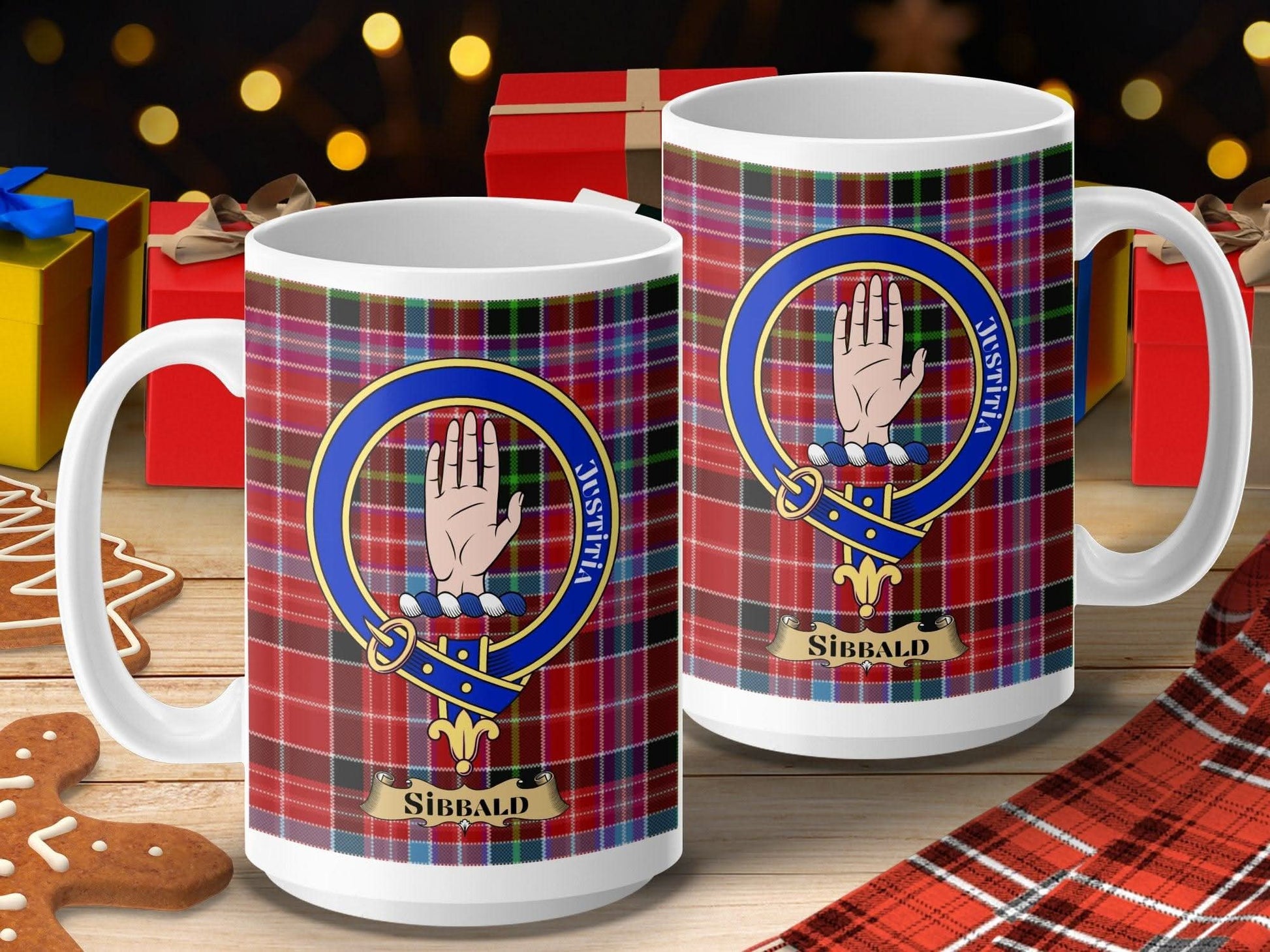 Scottish Clan Tartan Sibbald Crest Mug product