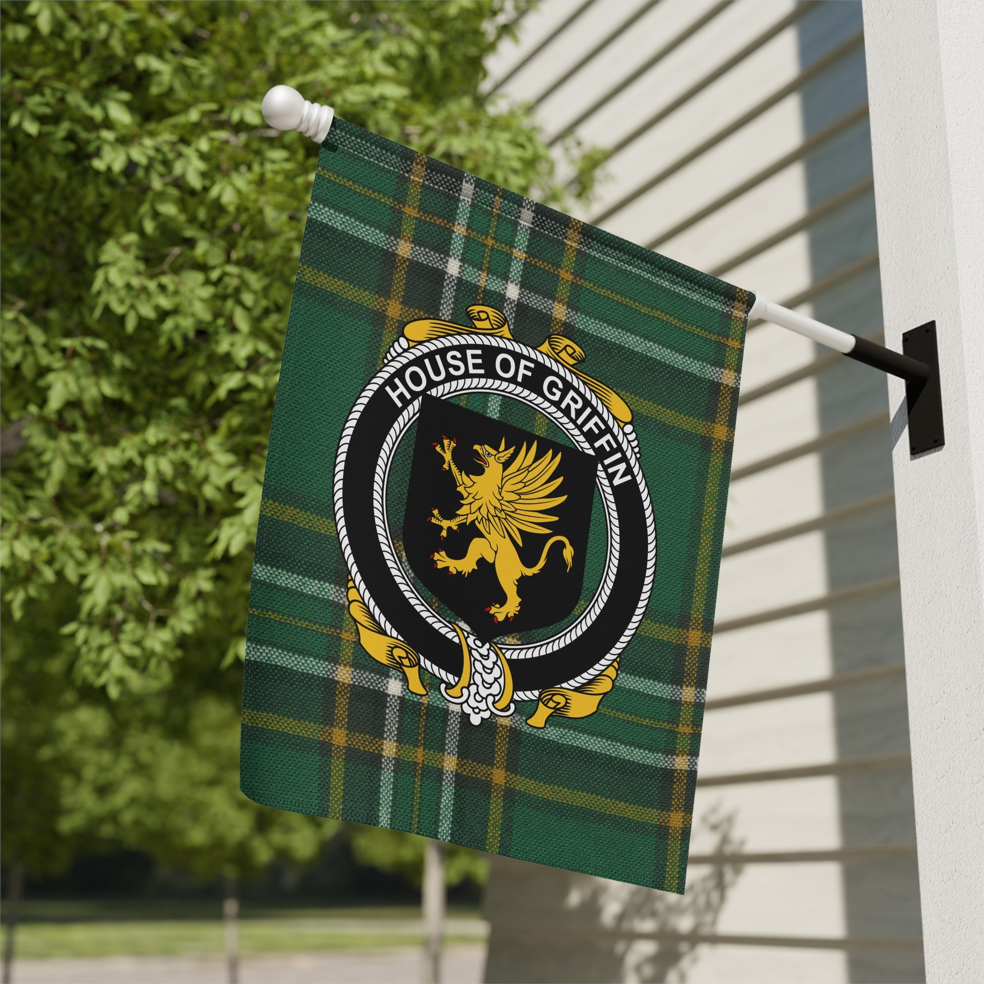 Proud House of Griffin Emblem Flag Stunning Decor