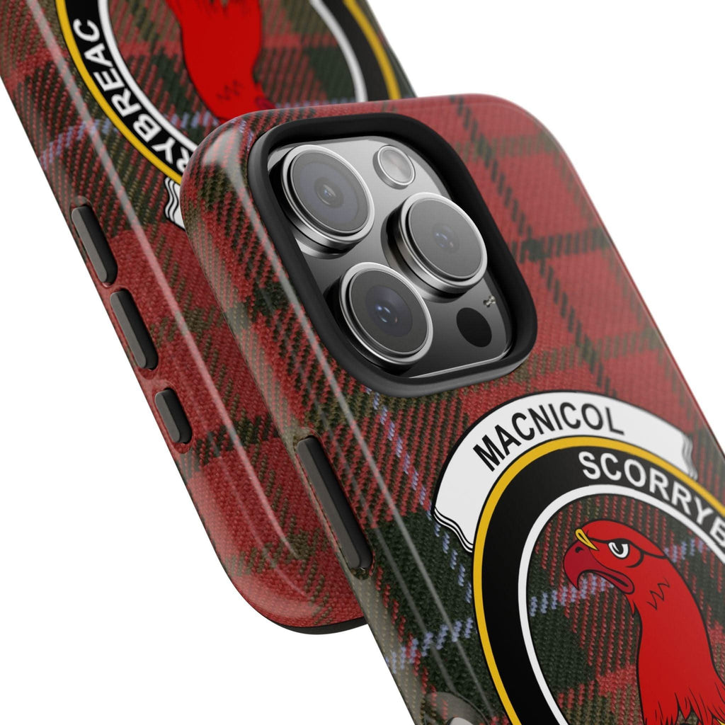 MacNicol Clan Scottish Tartan Cell Phone Case - Celtic Ancestry Gifts