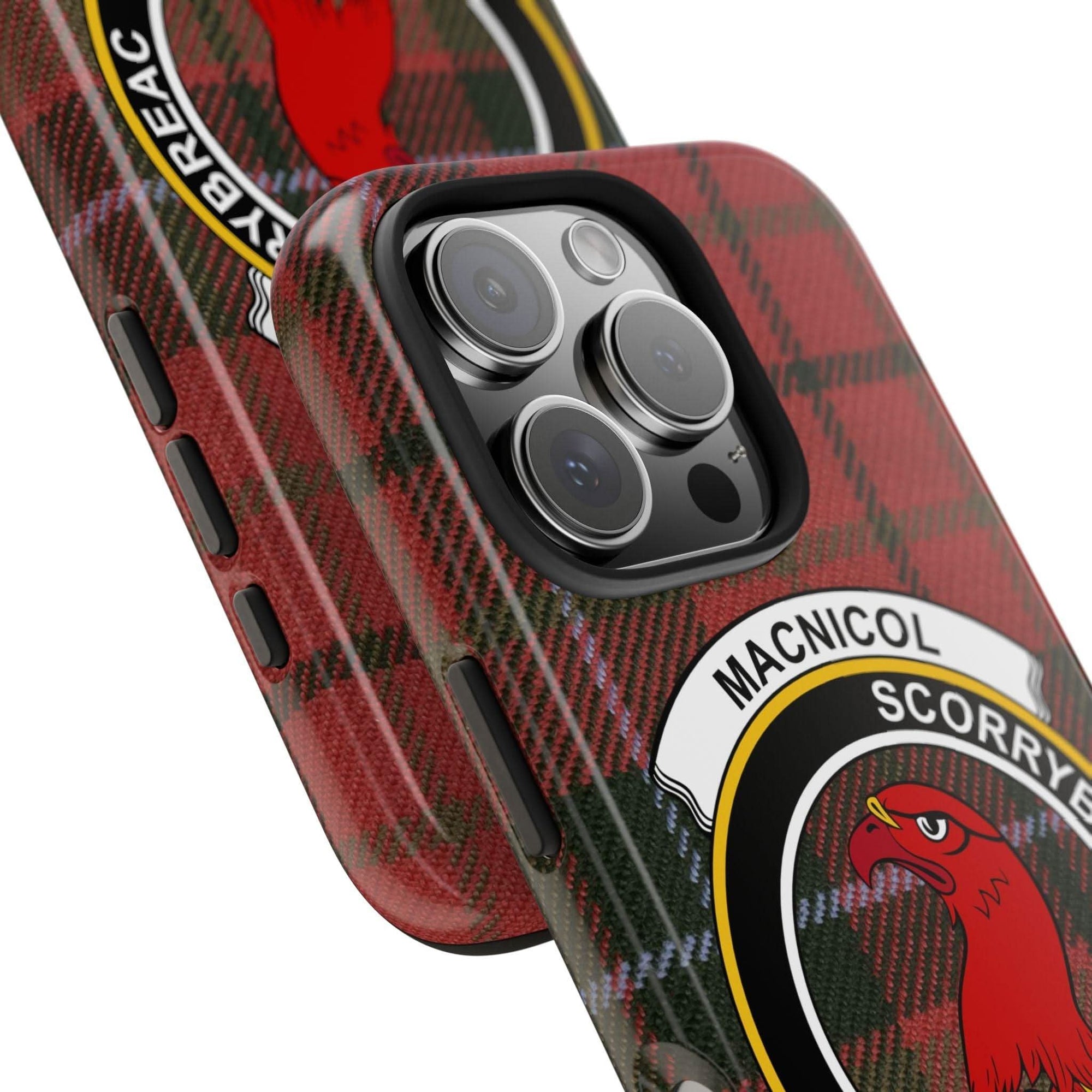 MacNicol Clan Scottish Tartan Cell Phone Case - Celtic Ancestry Gifts