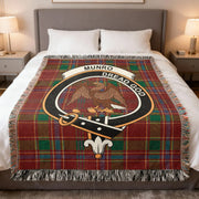 Clan Munro Tartan Woven Blanket – Scottish Heritage Throw