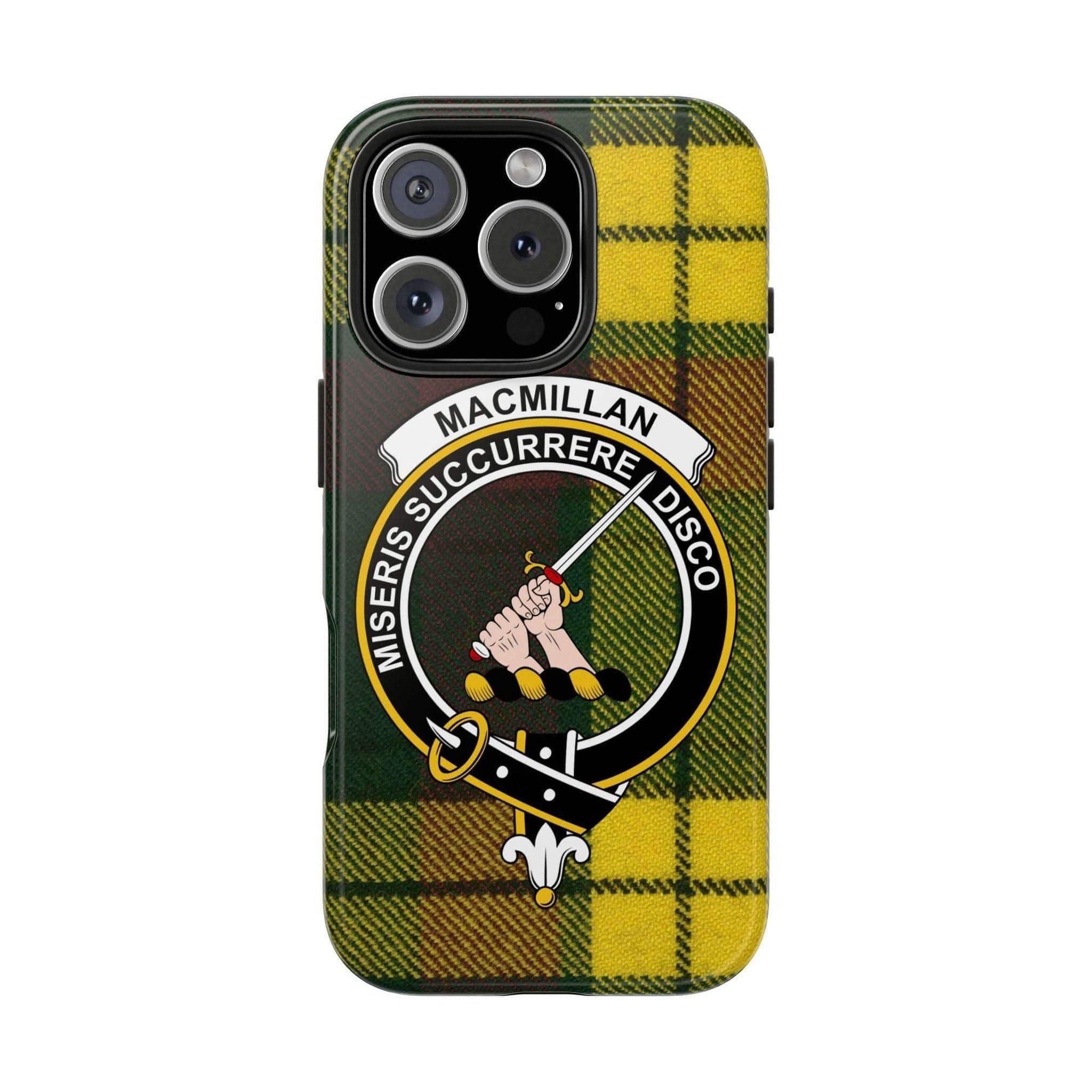 MacMillan Clan Scottish Tartan Cell Phone Case - Celtic Ancestry Gifts