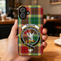 Gibson Clan Crest Tartan Phone Case with Motto