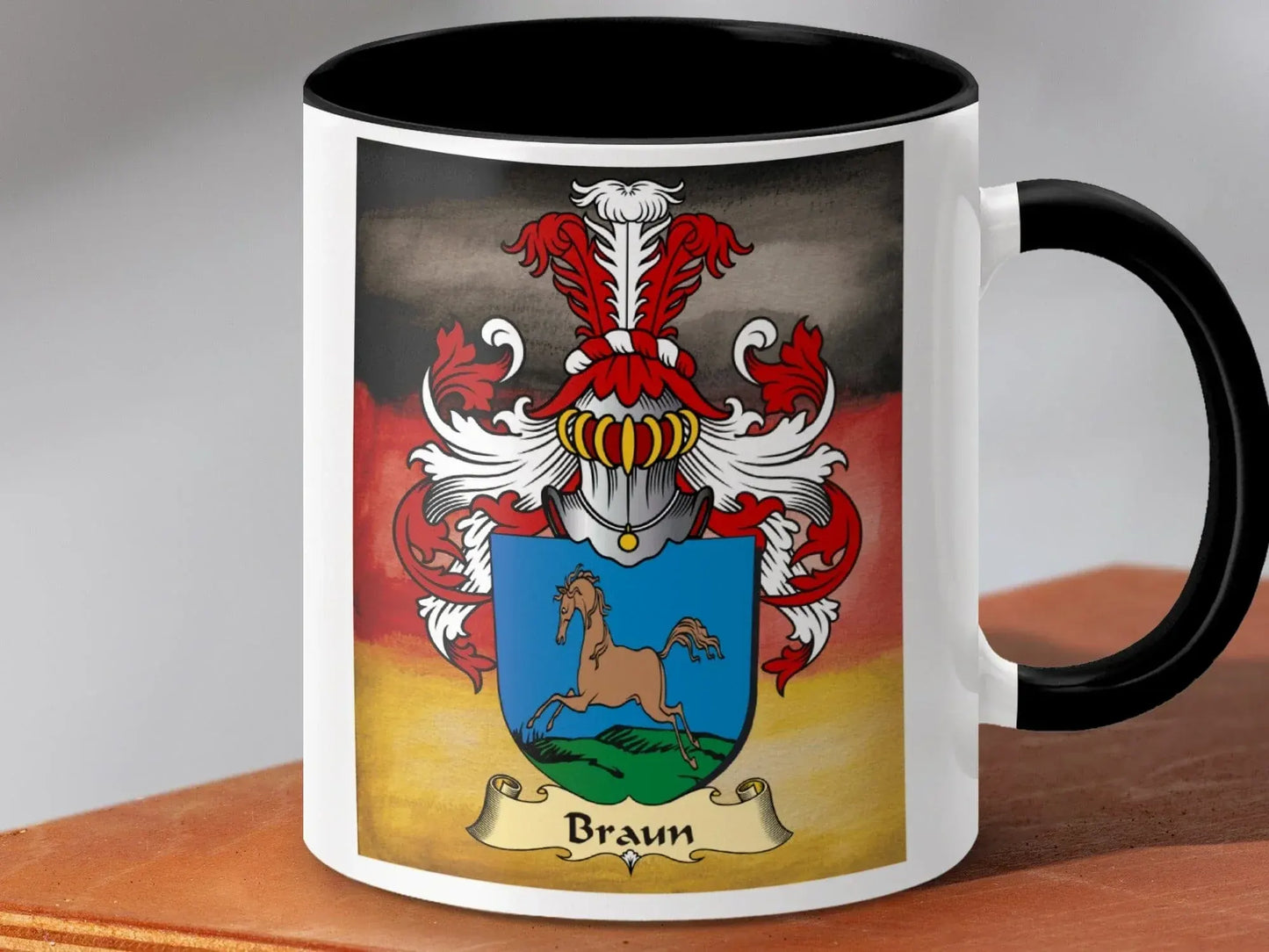 Vibrant German Family Crest Emblem Design Mug product