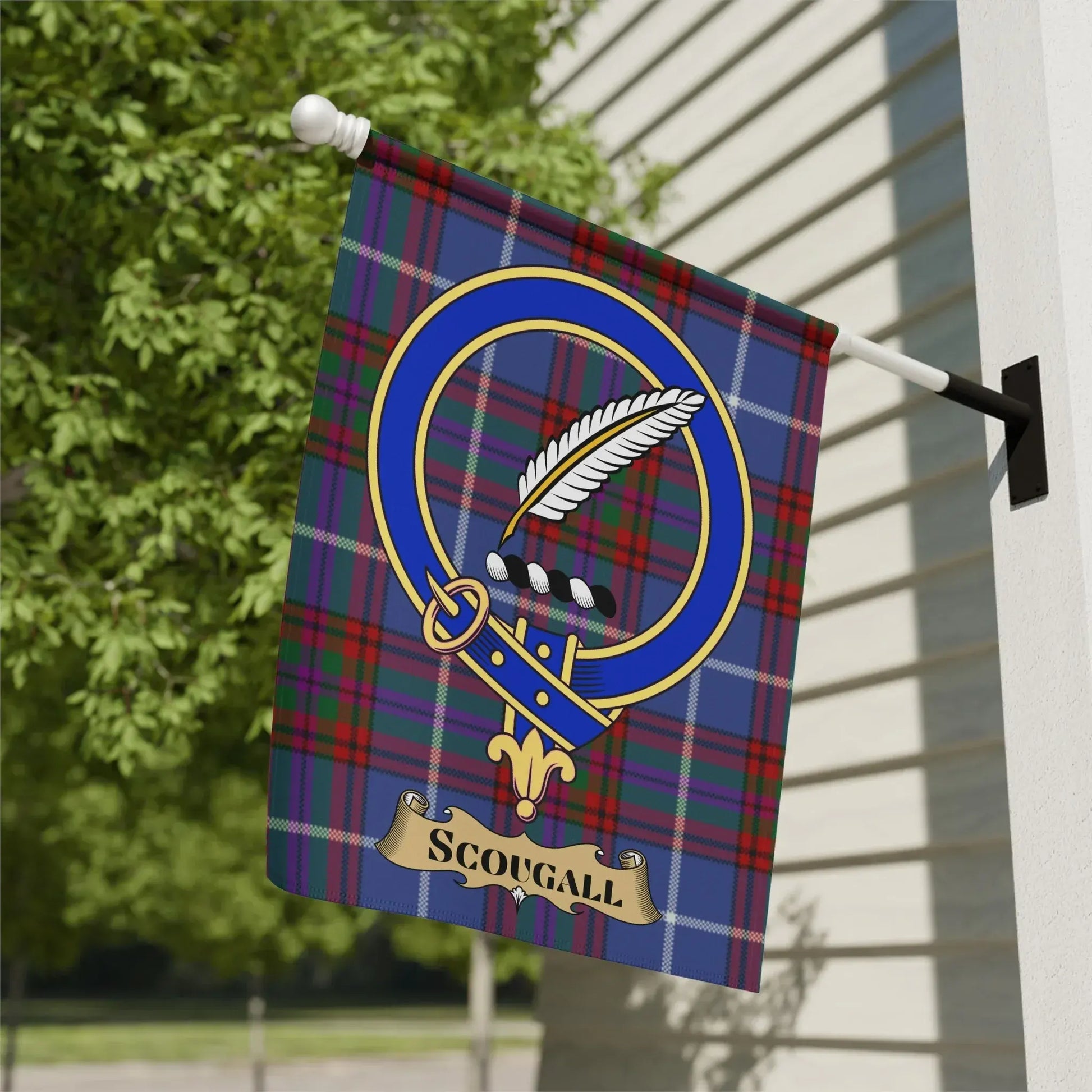 Scougall Tartan Flag Decor Clan Pride Banner product