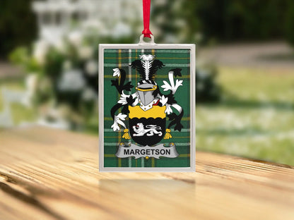Custom Family Crest Personalized Ornament product