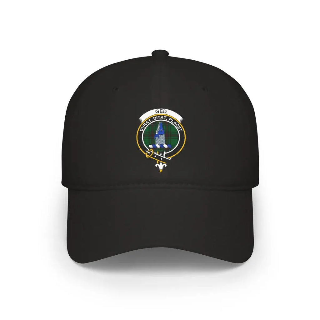 Durat.Ditat.Placet Embroidered Black Hat Baseball Cap