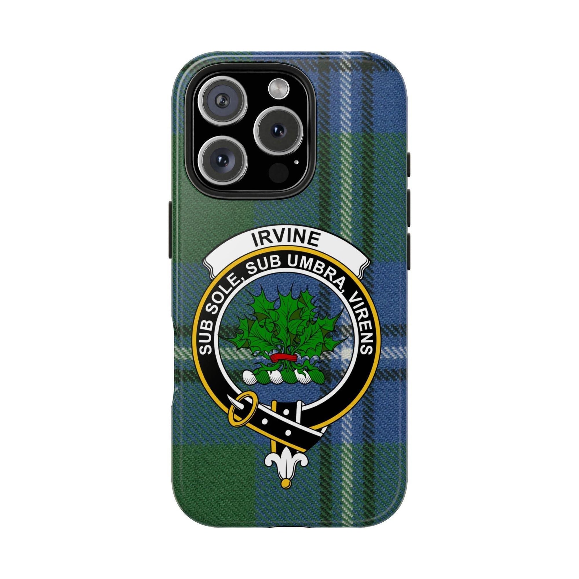 Irvine Clan Scottish Tartan Cell Phone Case - Celtic Ancestry Gifts