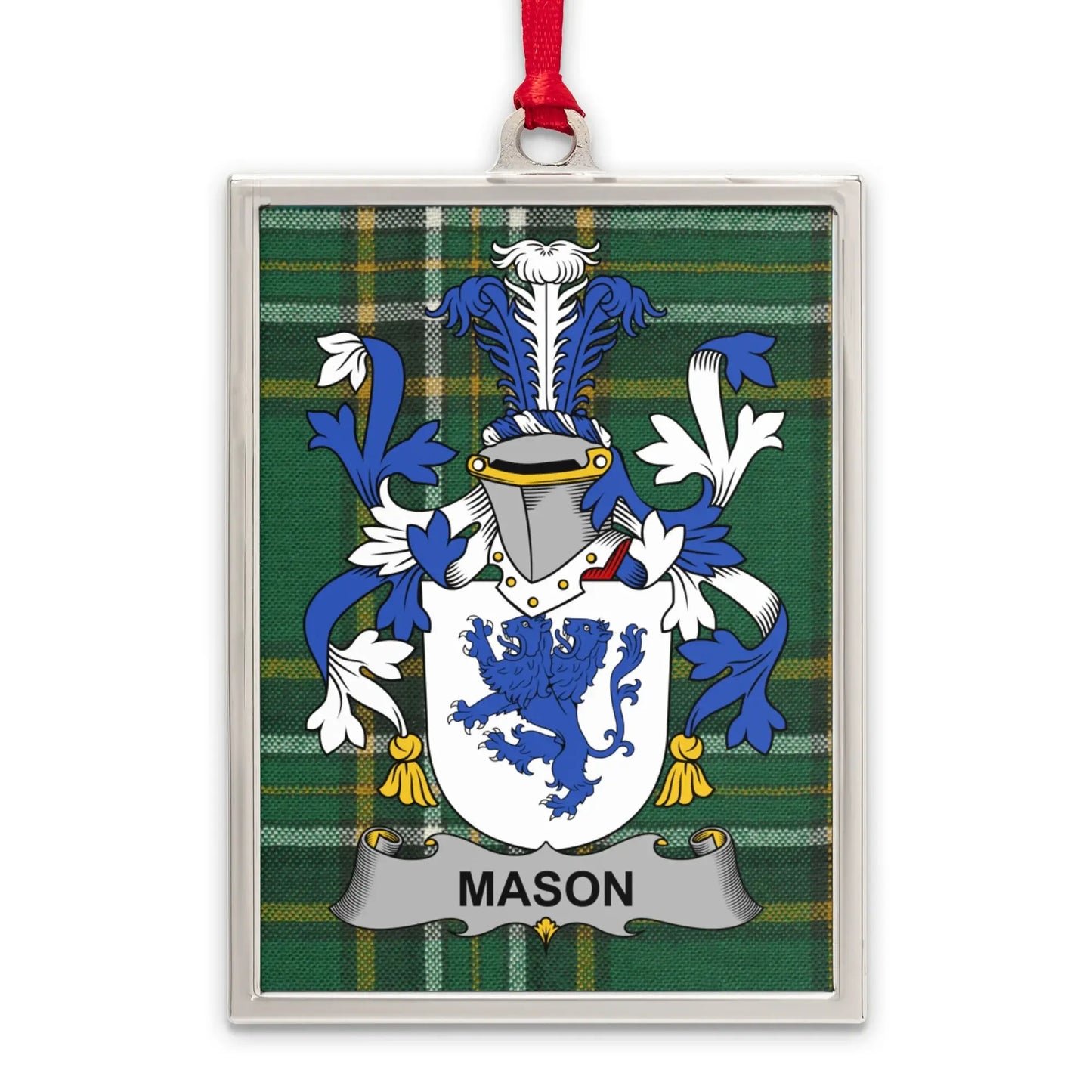 Mason Family Crest Tartan Pattern Christmas product