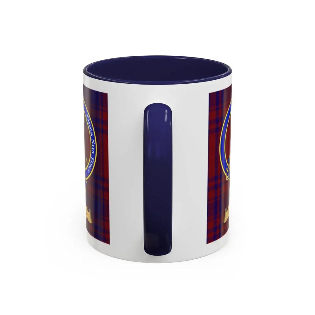 Kyle clan crest mug shown in 11 oz and 15 oz sizes